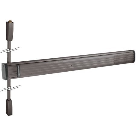Jackson Dark Bronze 48 x 96 1275 Push Pad Surface Vertical Rod Panic Exit Device 31127548313